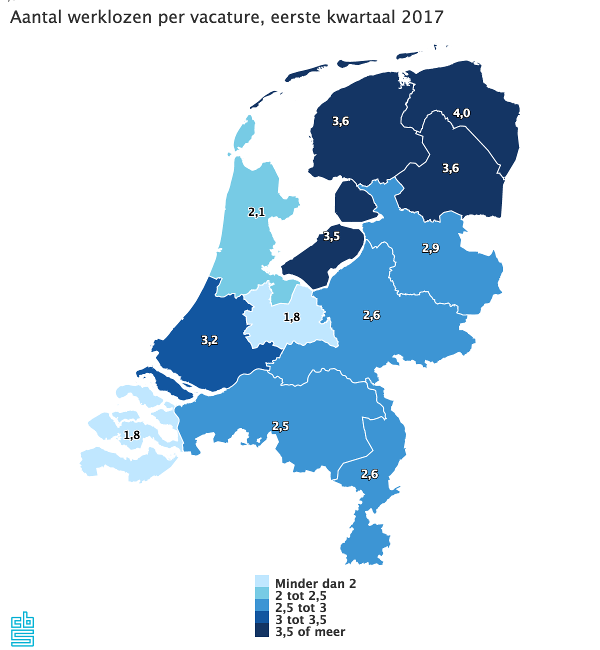 Cbs Meeste Kans Op Werk In Zeeland En Utrecht Minste In